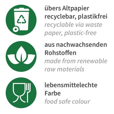 Bio Suppenbecher Only Paper | Pappe, Karton mit 500 Stück - Artikel 418250