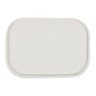 Bio Deckel Only Paper für Schalen Takeaway | Pappe, weiss, Karton mit 300 Stück - Artikel 418416
