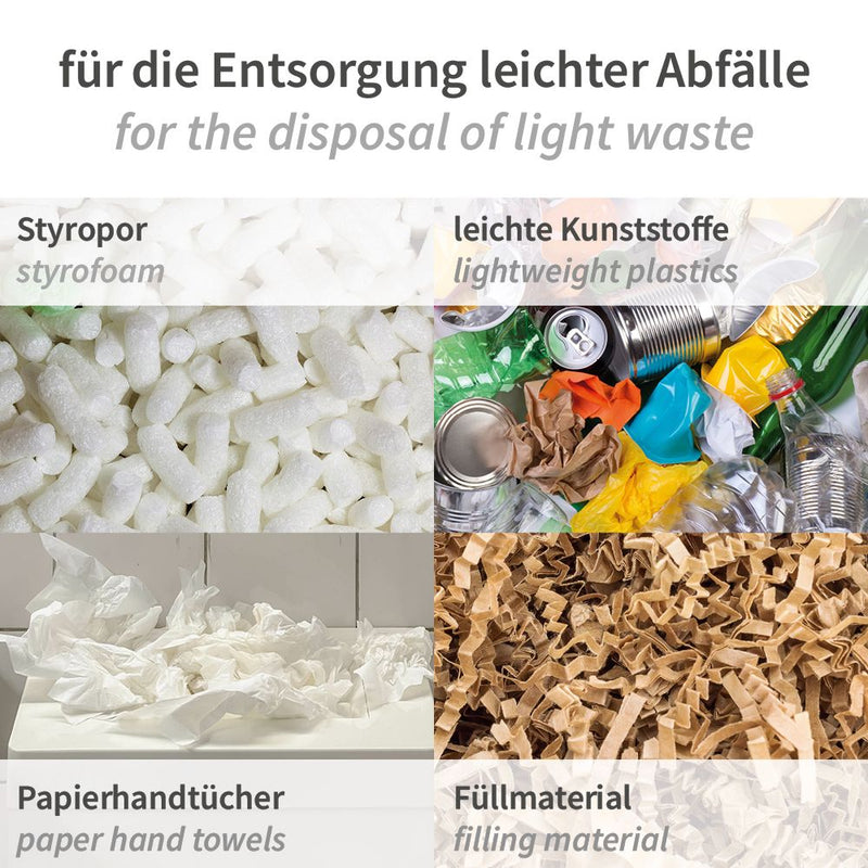 Großvolumen Abfallsäcke, 360 l - 42 my | LDPE, blau - Karton mit 1 x 210 Stück