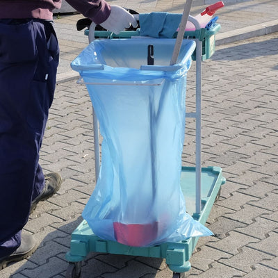 Großvolumen Abfallsäcke, 360 l - 42 my | LDPE, blau - Karton mit 1 x 210 Stück