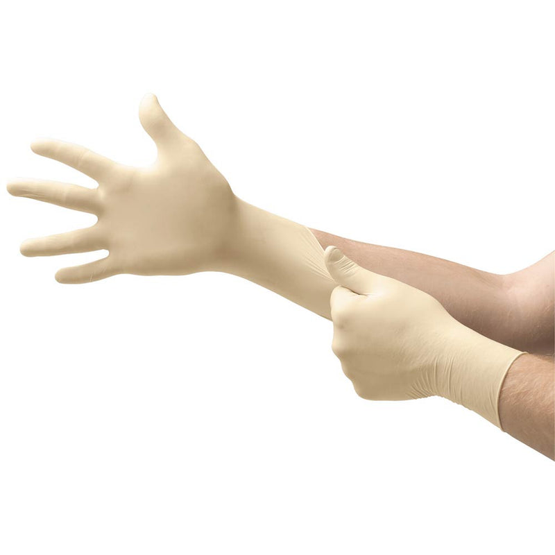 Latexhandschuhe, Ansell Microflex® 63-864 - Karton mit 10 Päckchen á 100 Stück