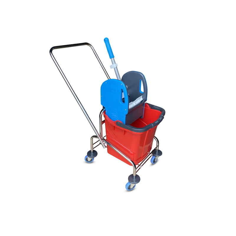 Reinigungswagen, Einfahrwagen CHROM 1 x 25 L