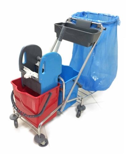 Profi Doppelfahrwagen, Wischwagen Multi