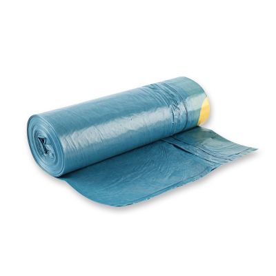 Müllbeutel mit Zugband Eco, 30 l - 35 my | LDPE, Rolle, verschiedene Farben - Karton mit 35 x 15 Stück (525 Stück)