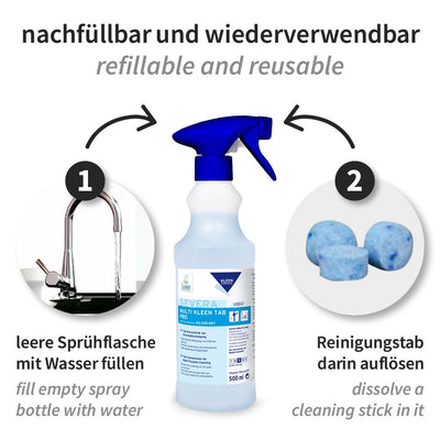 Kleen Purgatis Severa Multi Kleen Tab Pro, Unterhaltsreiniger Tabs, blau
