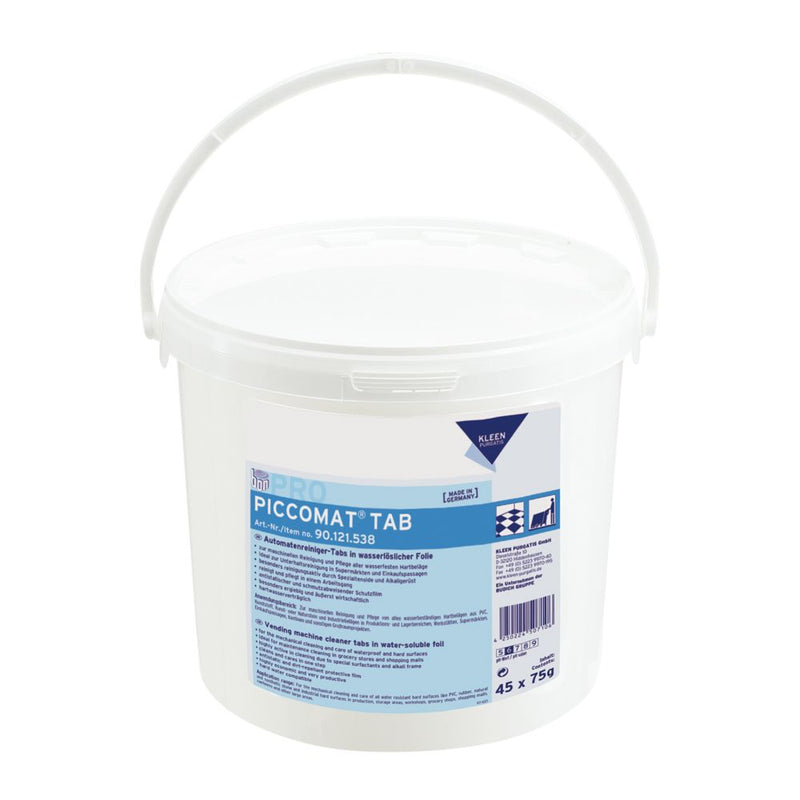 Kleen Purgatis Piccomat Tab, Automatenreiniger Tabs, weiß - Karton mit 45 Stück á 75 g