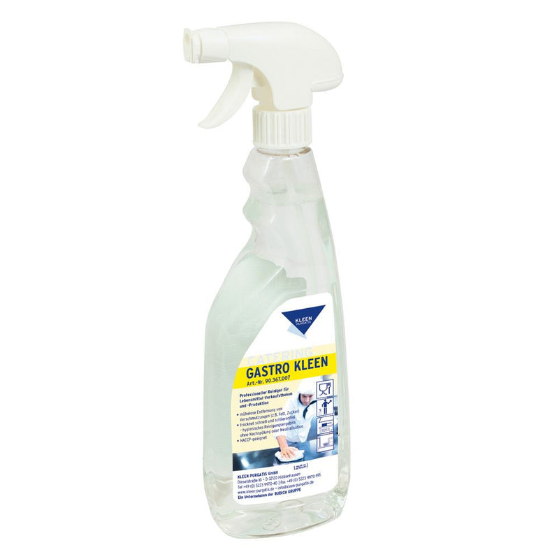 Kleen Purgartis Gastro Kleen, Oberflächenreiniger, transparent - Karton mit 6 Flaschen á 0,75 l