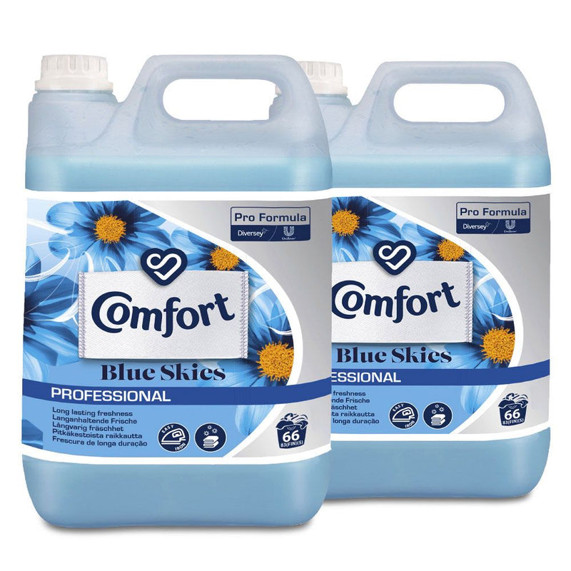 Diversey Comfort Pro Formula Weichspüler Blue Skies, blau - Karton mit 2 Stück á 5 l