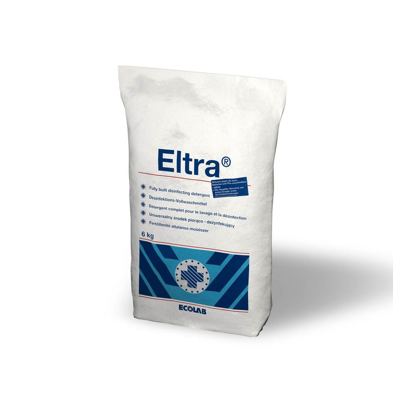 Ecolab Eltra, Desinfektions-Vollwaschmittel, weiß - Karton mit 1 Stück