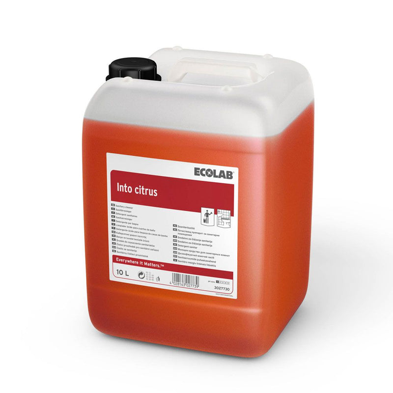 Ecolab Into Citrus, Sanitärreiniger, gelb/rot