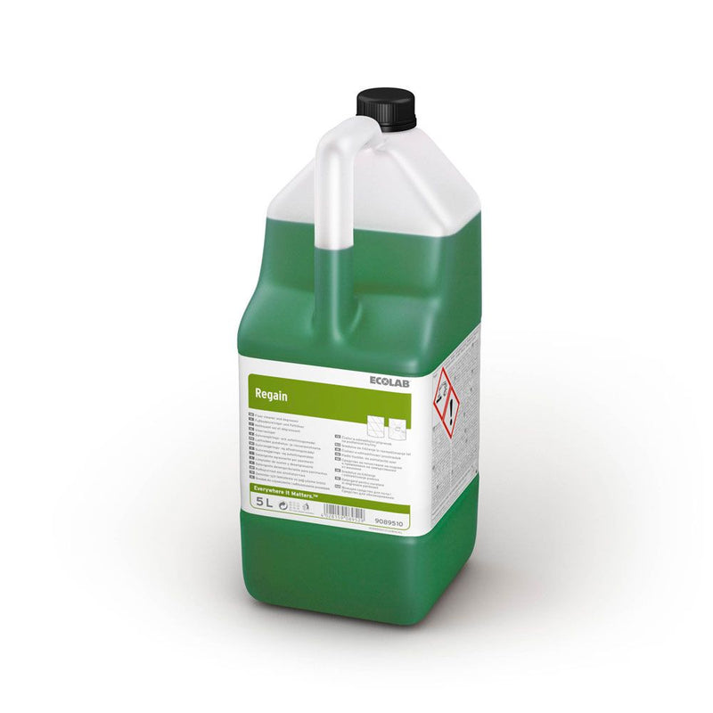 Ecolab Regain, Fußbodenreiniger, grün - Karton mit 2 Stück á 5 l