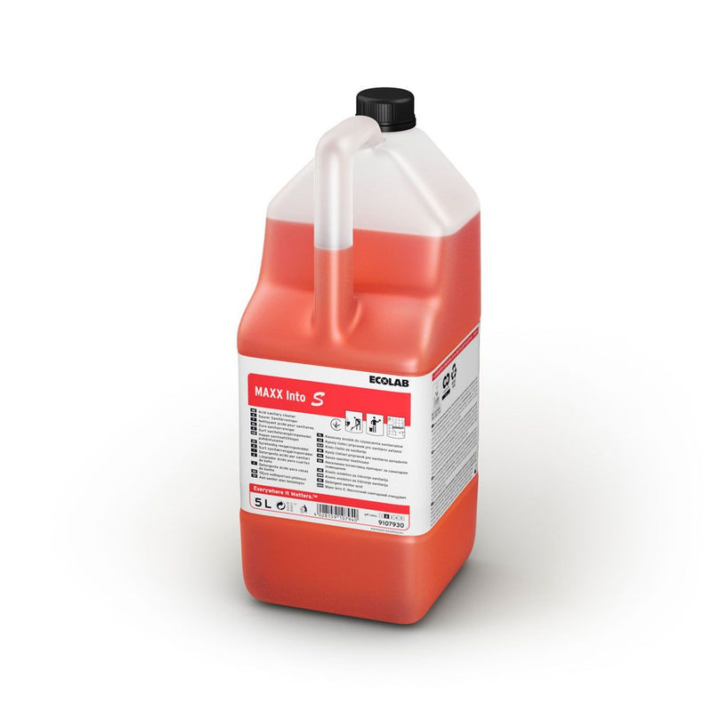 Ecolab MAXX Into S, sauerer Sanitärreiniger, rot