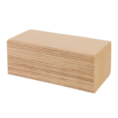 Green Hygiene® Papierhandtücher FALK, 1-lagig, natur | Recyclingpapier, V/ZZ-Falzung - Karton mit 5000 Stück (20 x 250 Stück)