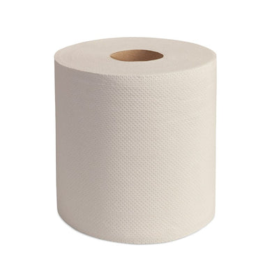 Green Hygiene® Papierhandtuchrollen RAINER, 2-lagig, weiß | Recyclingpapier, Innenabwicklung - Karton mit 8 Stück