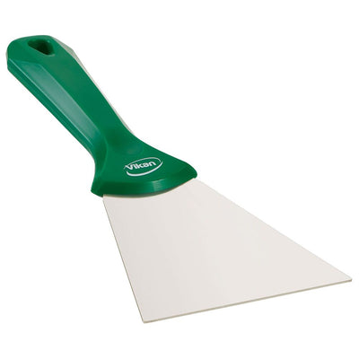 Vikan Handschaber, mit Edelstahlblatt, 100 mm, verschiedene Farben - Karton mit 10 Stück