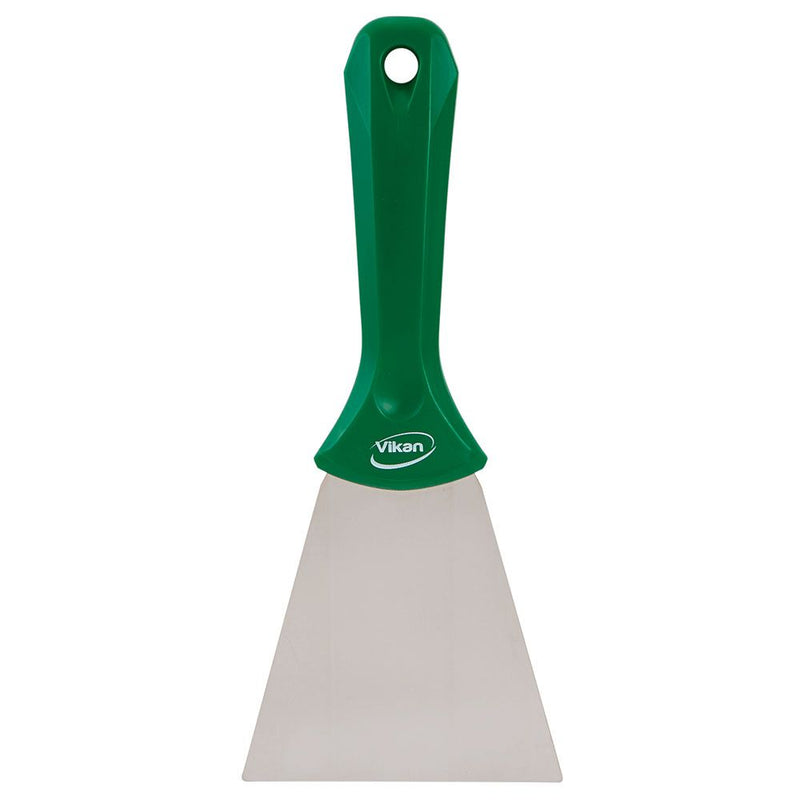 Vikan Handschaber, mit Edelstahlblatt, 100 mm, verschiedene Farben - Karton mit 10 Stück