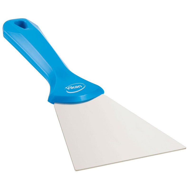Vikan Handschaber, mit Edelstahlblatt, 100 mm, verschiedene Farben - Karton mit 10 Stück