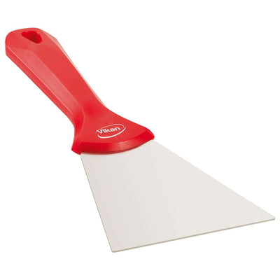 Vikan Handschaber, mit Edelstahlblatt, 100 mm, verschiedene Farben - Karton mit 10 Stück