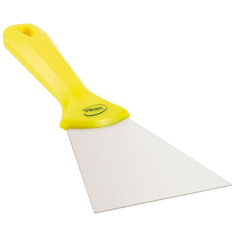 Vikan Handschaber, mit Edelstahlblatt, 100 mm, verschiedene Farben - Karton mit 10 Stück