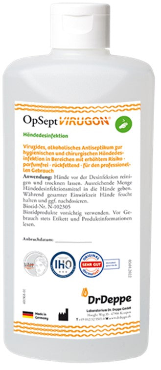 OpSept virugon®500 ml Händedesinfektion Box  (18X500 ml)->2,90€/Flasche