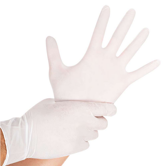 Nitrilhandschuhe Safe Light Weiß - Karton mit 10 Päckchen á 100 Stück